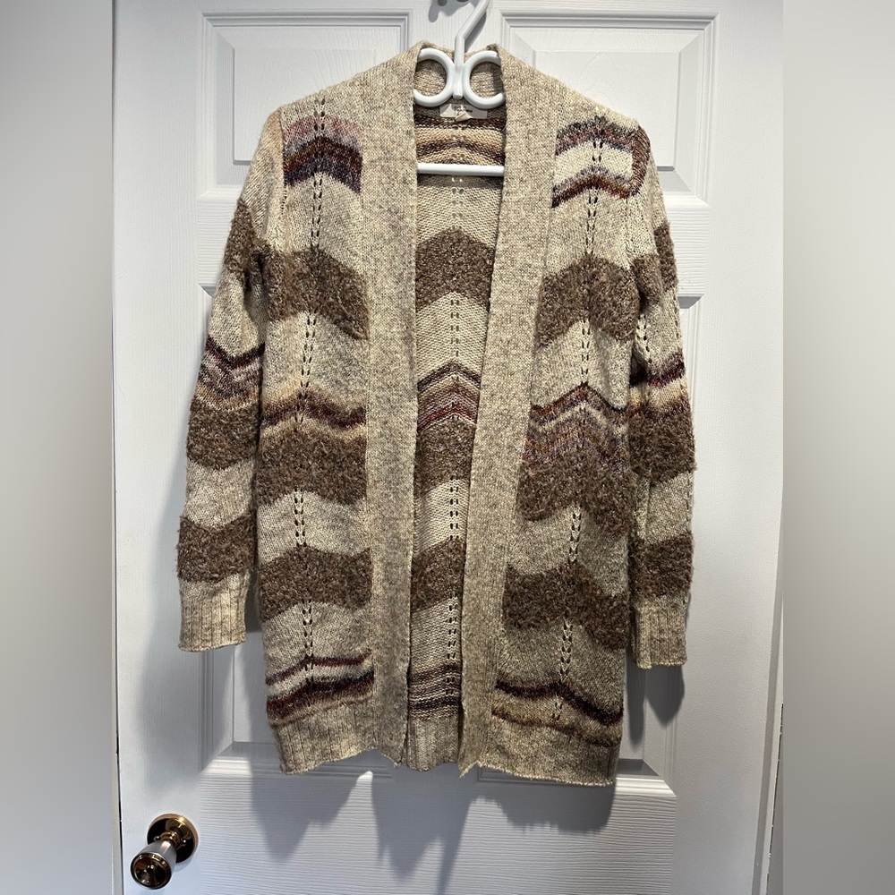 Peyton Primrose Chevron Cardigan S